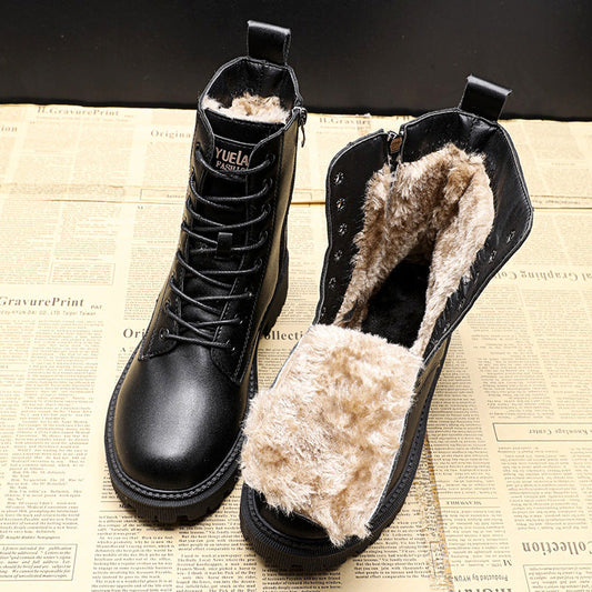 Isabel | Dames Leren Winterlaarzen | Warm en Comfortabel Boots Esto Moda