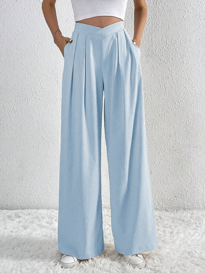 Jaelyn | Dames Flared Pantalon | Hoge Taille en Wijde Pijpen Pantalon Esto Moda