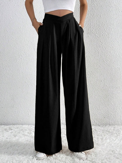 Jaelyn | Dames Flared Pantalon | Hoge Taille en Wijde Pijpen Pantalon Esto Moda
