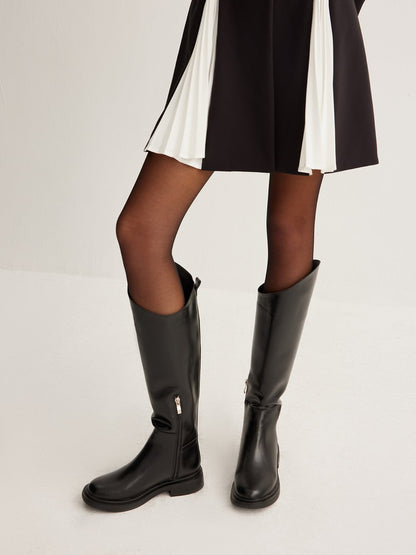 Jedy | Dames Laarzen van Echt Leer | Kniehoog en Comfortabel Boots Esto Moda