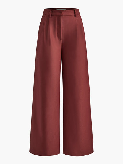 Julea | Dames Hoge Taille Broek | Elegante Zwarte Pantalon met Flatterende Pasvorm Pantalon Esto Moda