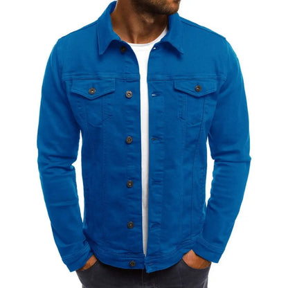 Mark | Heren Casual Spijkerjack | Tijdloos en Comfortabel , Jacket , Licht blauw , Esto Moda