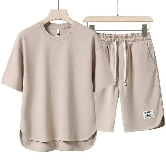 Mark | Mannen Ademend Casual T-Shirt en Shorts Set | Comfortabel en Stijlvol 0