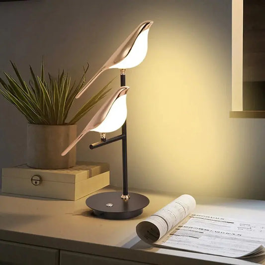 MisterBird | Gouden LED Tafellamp | Postmoderne Vogel Design 0