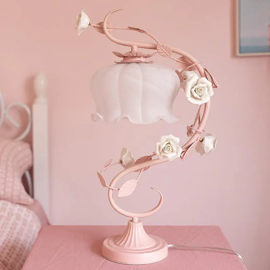 Rosa | Stijlvolle Hanglamp | Handgemaakt met Rozenblaadjes 0