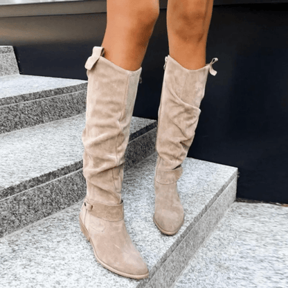 Satine | Elegante Dameslaarzen | Kniehoog Lichtgewicht en Ademend Boots Esto Moda
