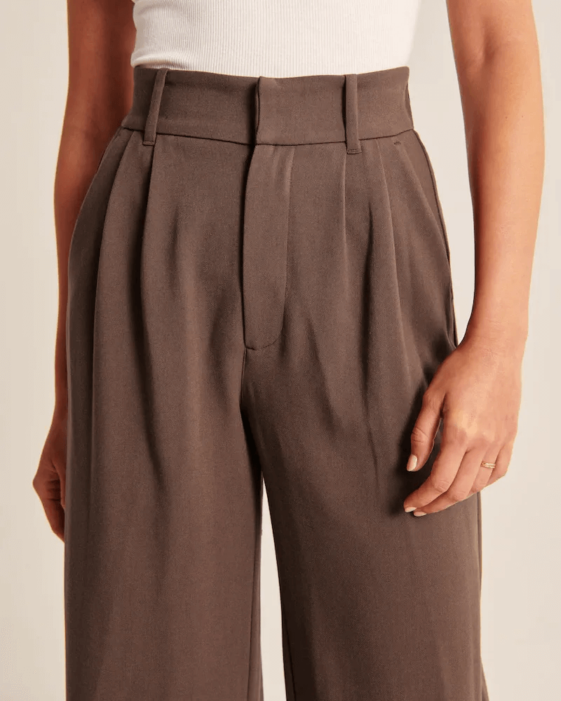 Sophie | Dames Hoge Taille Pantalon | Wijde Broek Pantalon Esto Moda