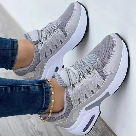 Sophie | Dames Orthopedische Sneakers | Comfortabel en Stijlvol , Woman Shoe , Grijs , Esto Moda
