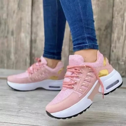 Sophie | Dames Orthopedische Sneakers | Comfortabel en Stijlvol , Woman Shoe , Roze , Esto Moda