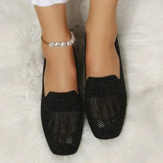 Sophie | Dames Zwarte Loafers | Comfortabele Slip-On met Antislip Zool 0