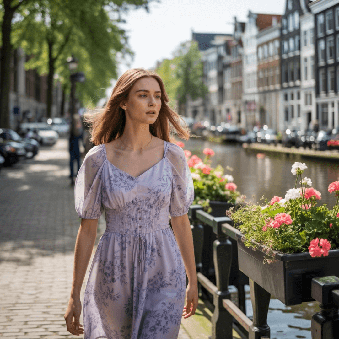 Nederlandse vrouw in Amsterdam